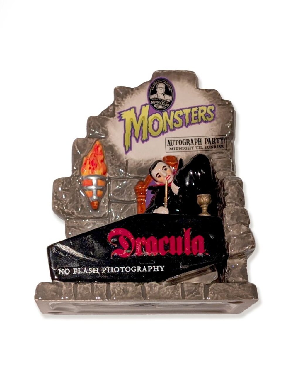 Autographs With Dracula Figurine by Department 56